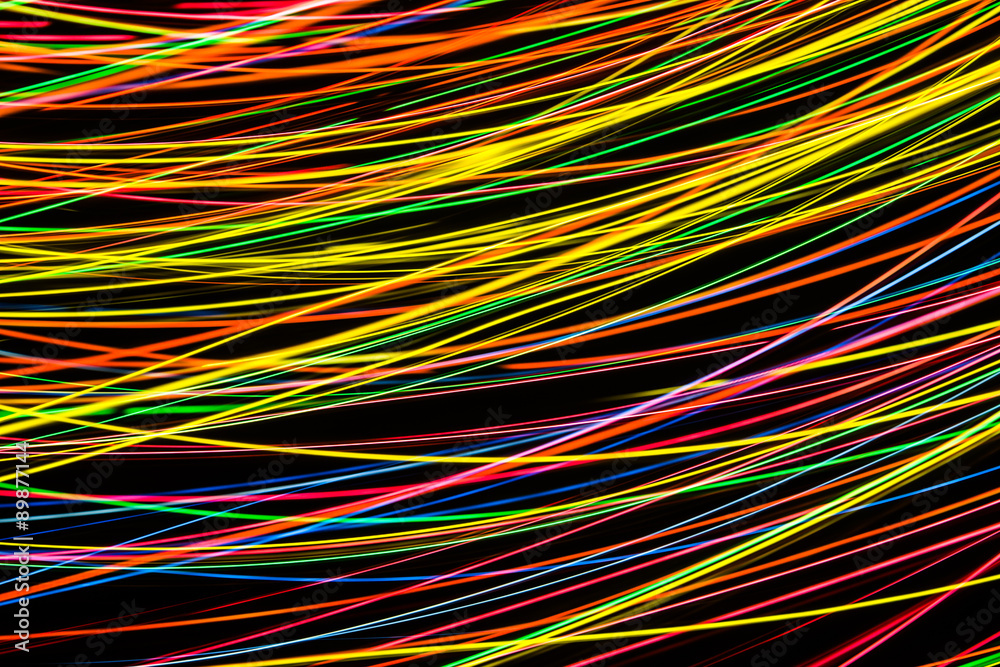 Modern art. Long exposure neon lights texture. Modern art. Long exposure neon lights texture.