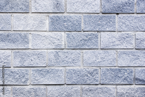 Wallpaper Mural Gray blue brick wall texture. Torontodigital.ca