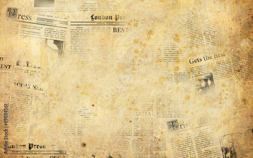 Old newspapers background