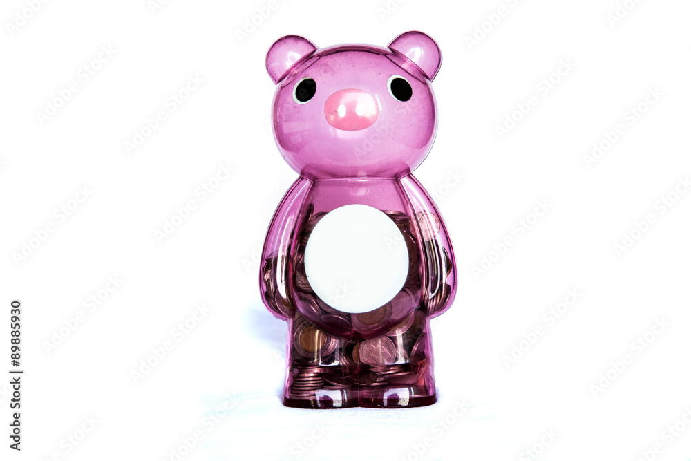 Naklejka premium bear money