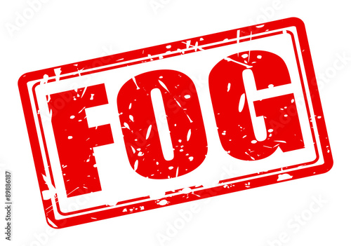 FOG red stamp text