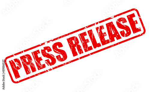 Press Release red stamp text