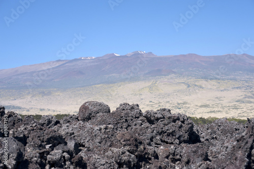 View from the saddle load, Mauna Kea, Hawaii Island-5