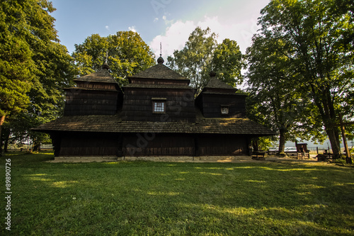 Old Orthodox Church from Bieszczadys mountains. 