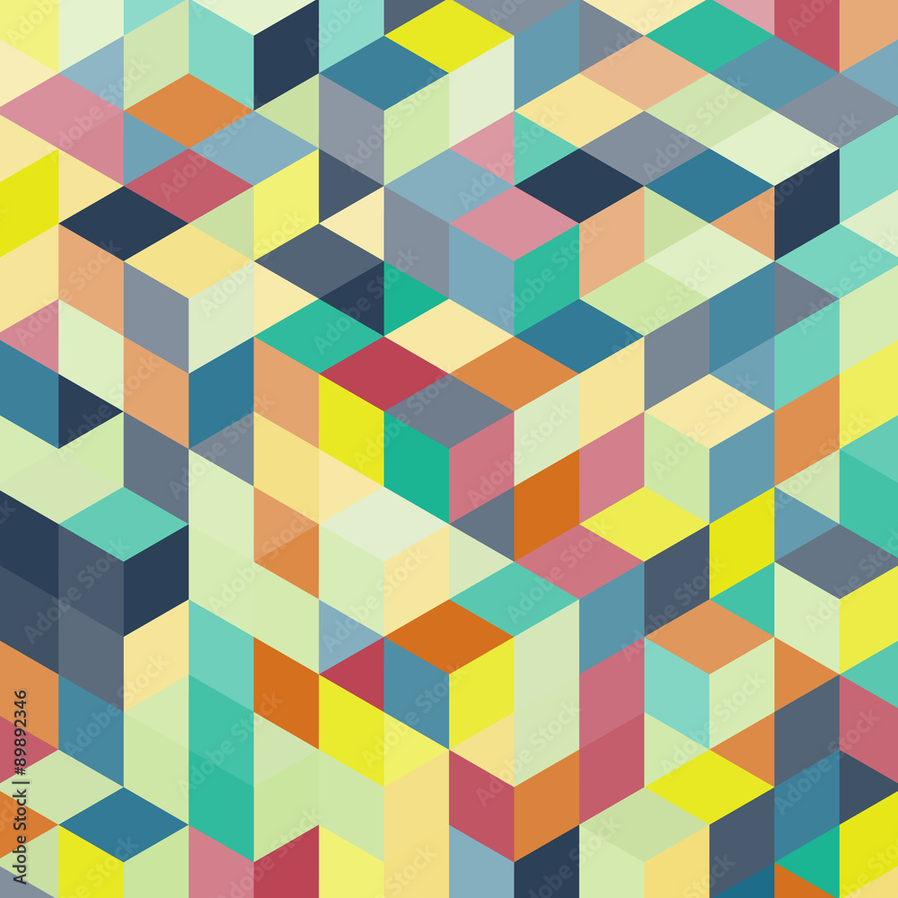 3d blocks structure background. Vector illustration. 3d blocks structure background. Vector illustration.