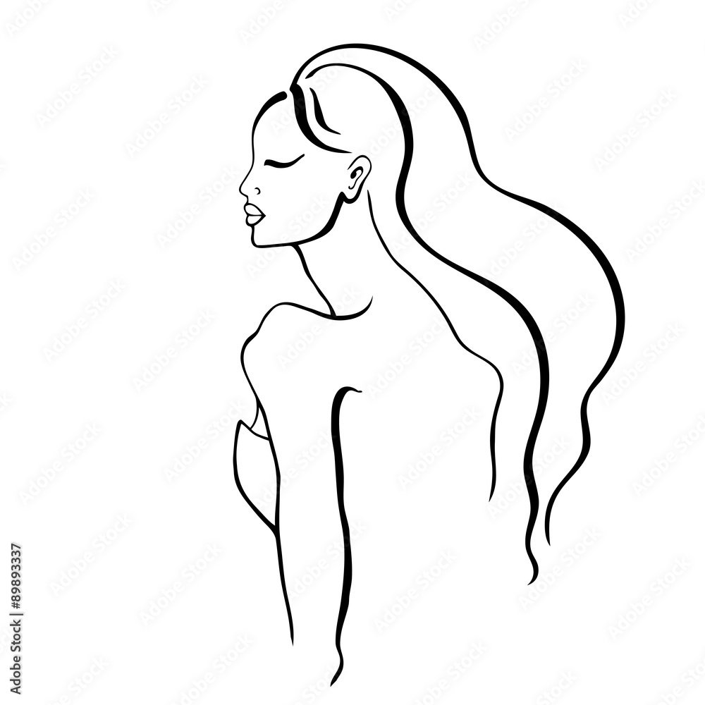 Beautiful Woman Portrait. Beautiful Woman Portrait.