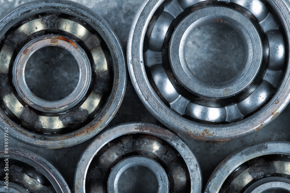 Obraz premium Ball bearings background