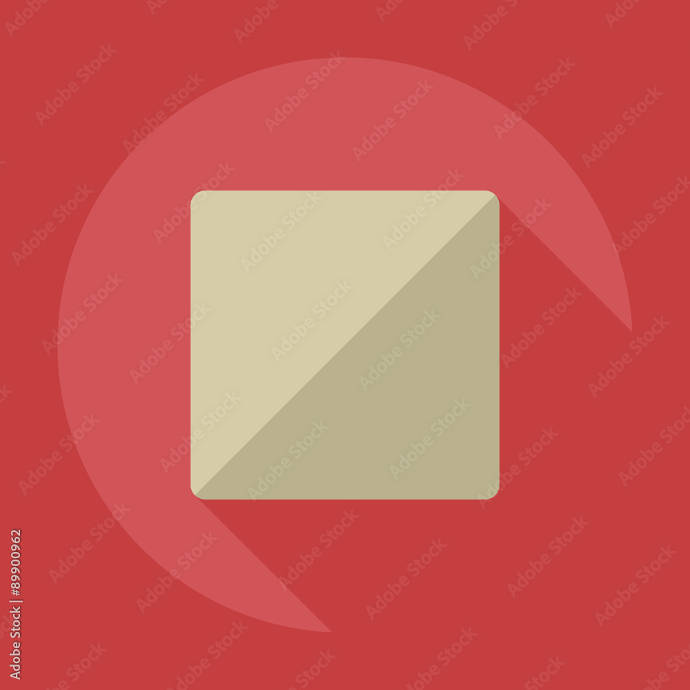 Flat modern design with shadow icon player Flat modern design with shadow icon player
