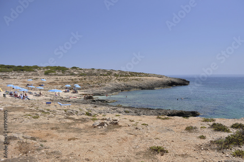 Italy. Lampedusa. Cala Maluk photo