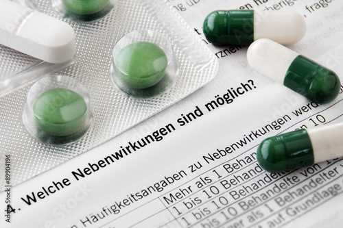 Obraz na płótnie Medizin - Nebenwirkungen