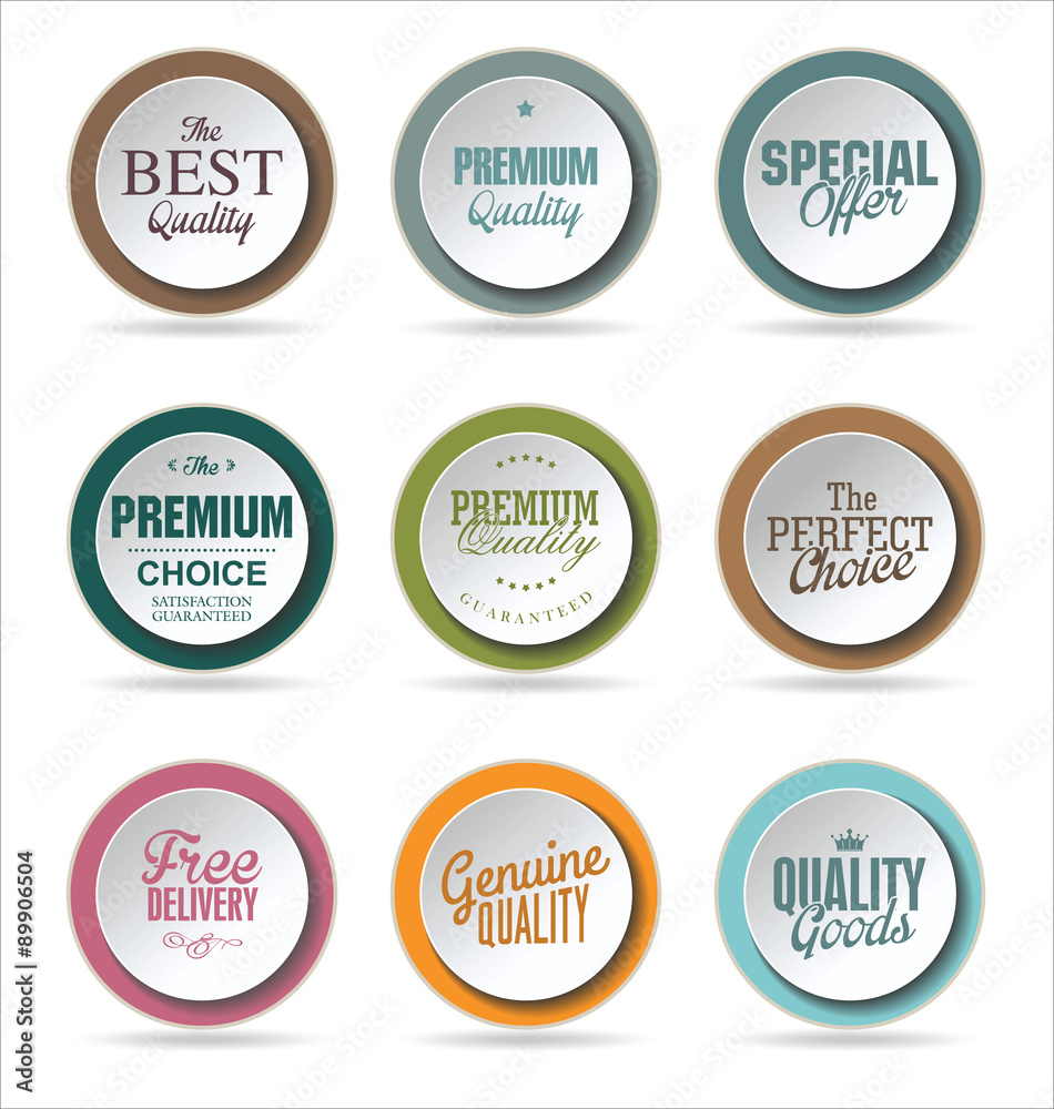 Modern vector banners set Modern vector banners set