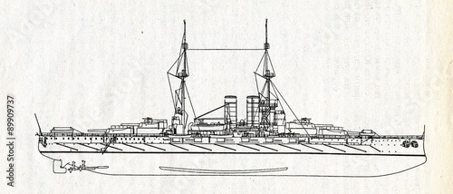 Viribus Unitis, Austro-Hungarian dreadnought (1911) photo