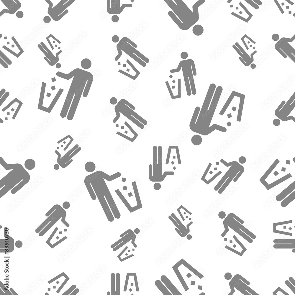 seamless pattern with litter seamless pattern with litter