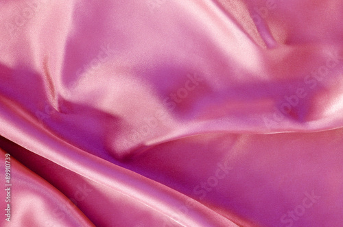 Pink Silk Fabric texture.