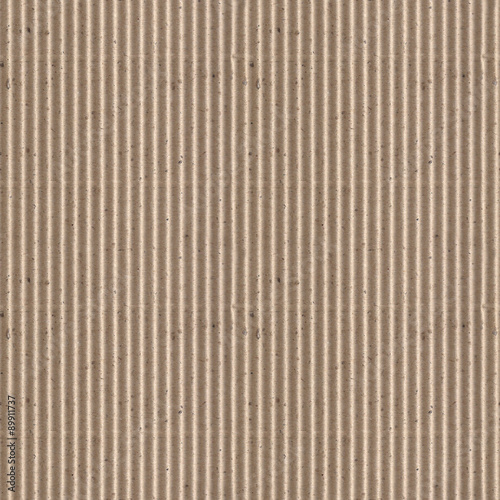 Seamless corrugated cardboard photo texture