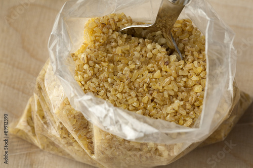  Raw Bulgur grains photo