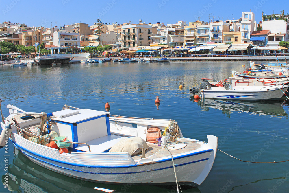 Port de pêche de Nikolaos, Crète