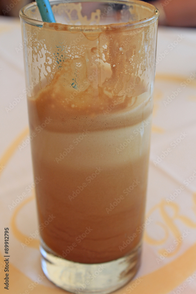 Crète, café frappé Crète, café frappé
