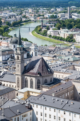 View from the Hohensalzburg Castle ,Salzburg, Austria