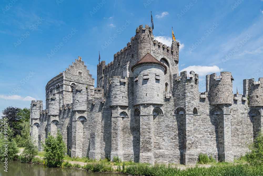 The Gravensteen is a castle in Ghent originating from the Middle Ages