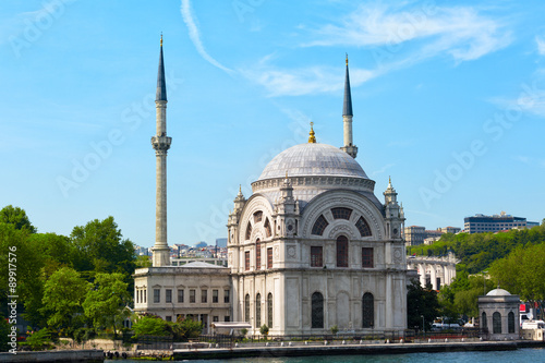 Ortakoy Mosque in Besiktas, Istanbul, Turkey