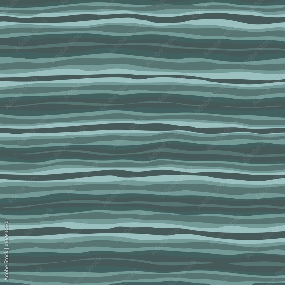 Wave seamless striped abstract background vintage vector