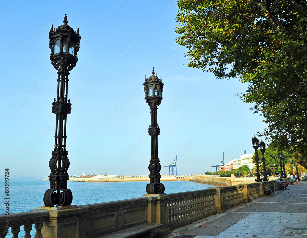 Alameda Apodaca, Cádiz, Andalucía, España