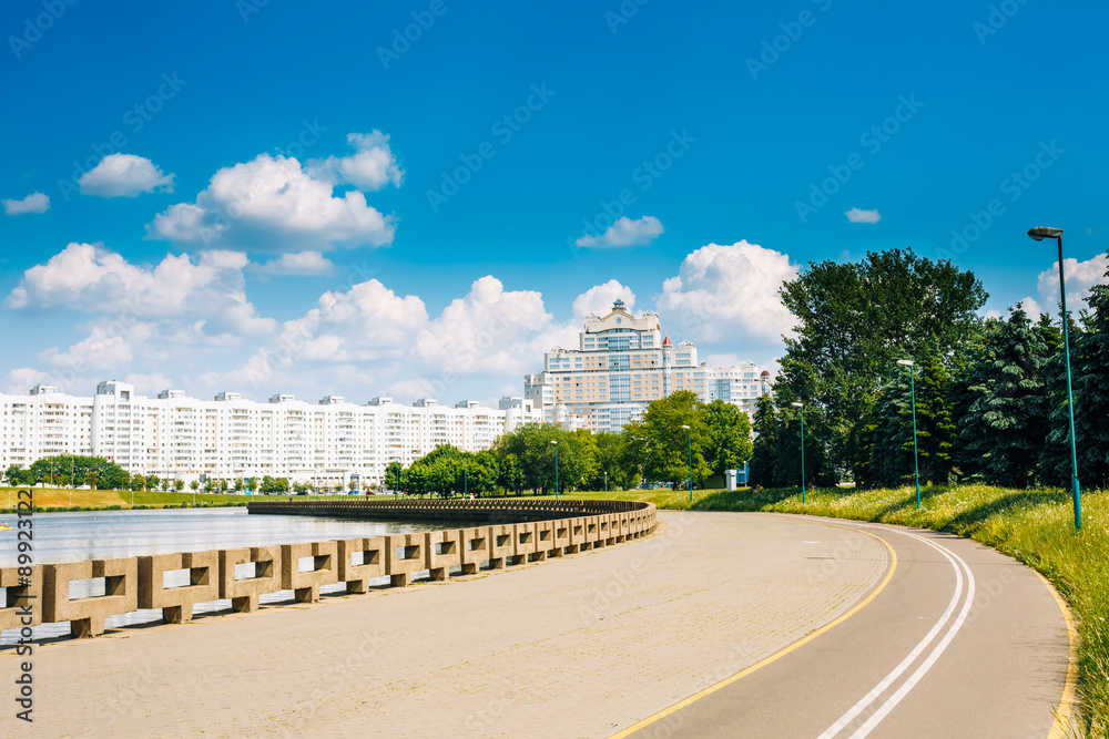Architecture Of Minsk, From District Nemiga, Nyamiha in Belarus.