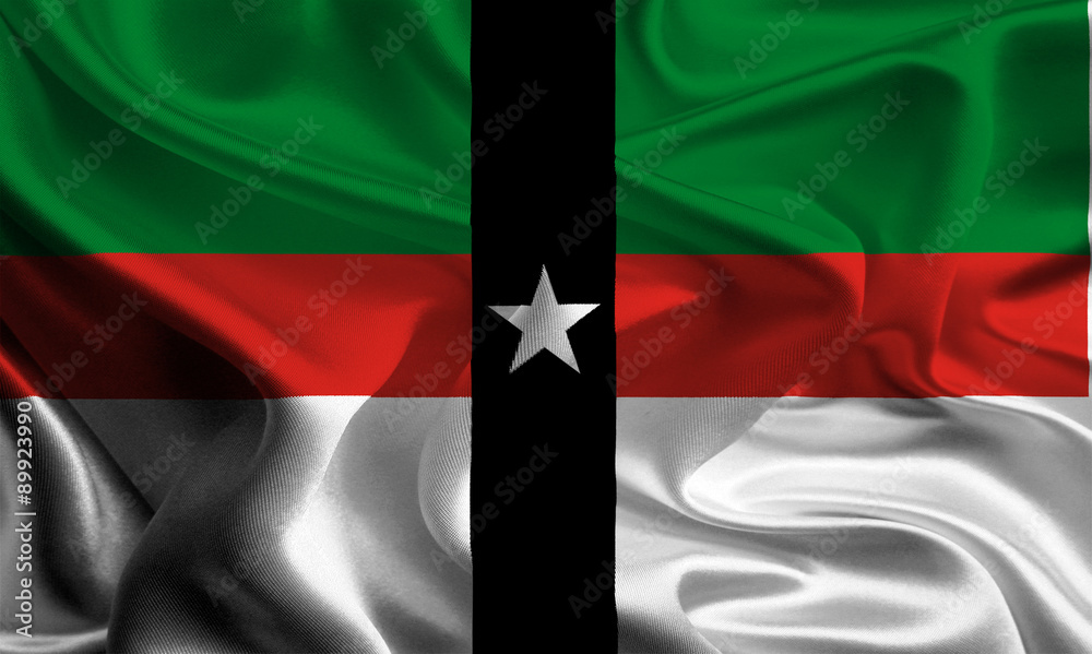 Obraz premium USA City Flags: Denison