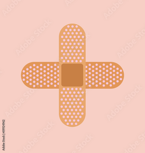 Cross band-aid