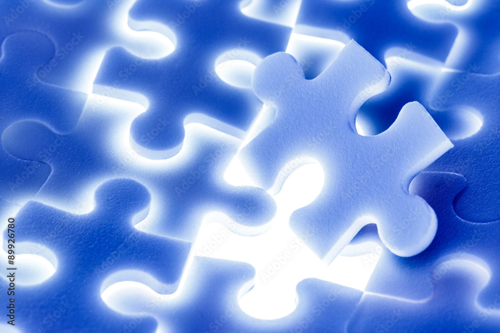 Background of large shining puzzles Background of large shining puzzles