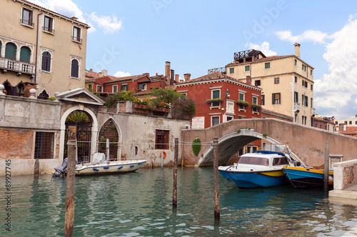 Bridge over a canal in Venice