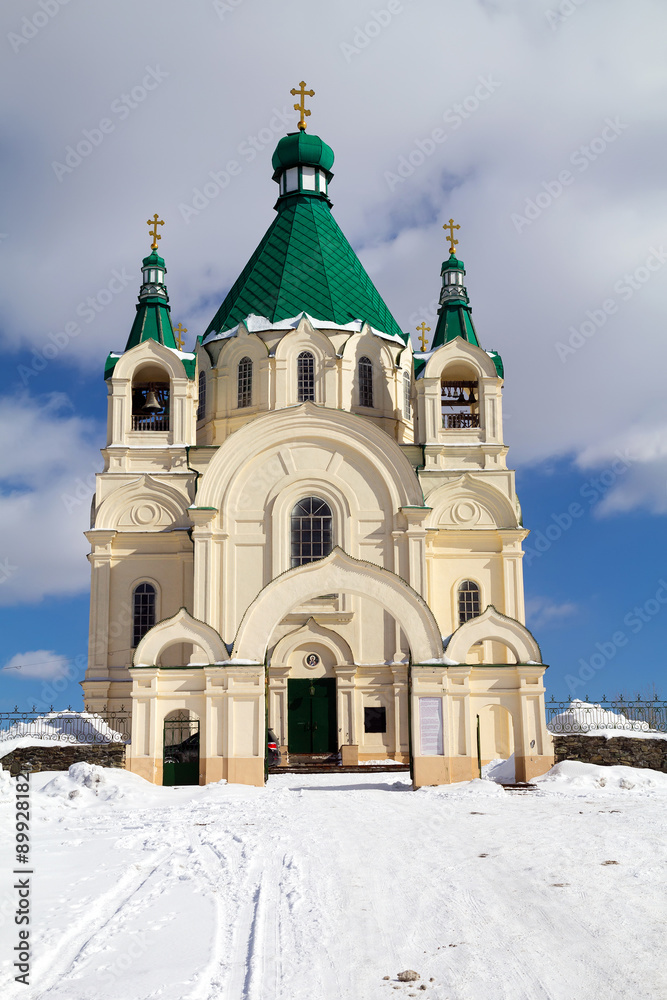 Alexander Nevsky Church in winter