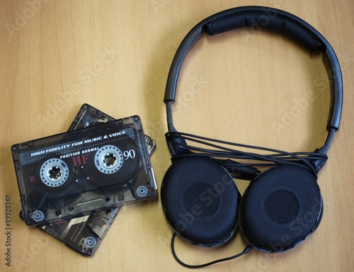 Audio cassette vintage photo