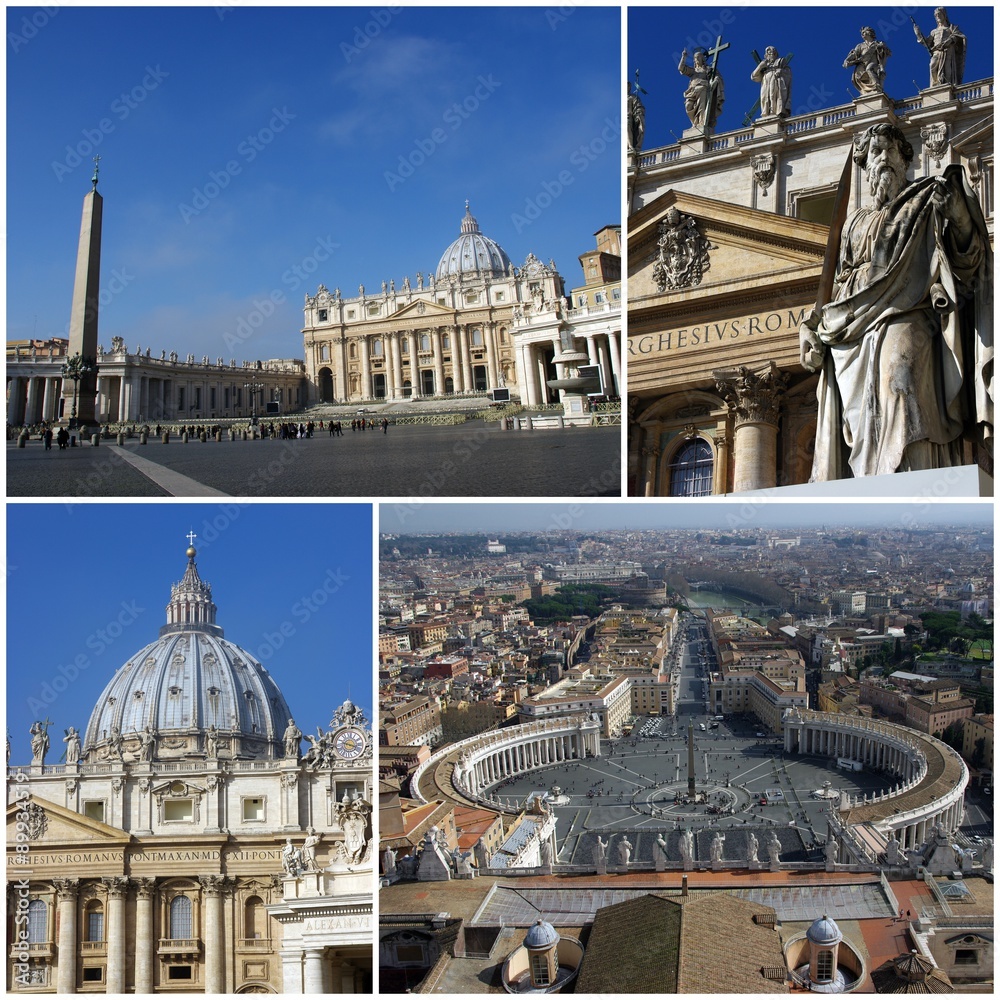 Vatican city - photo collage