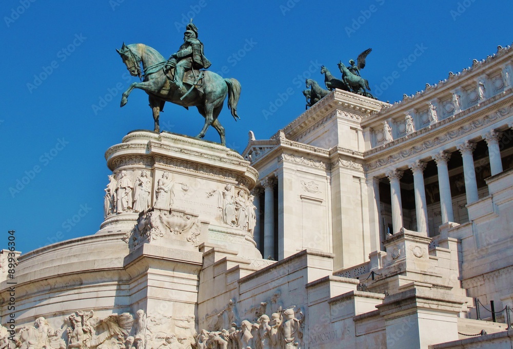 Obraz premium Monument Vittorio Emanuele, Rom