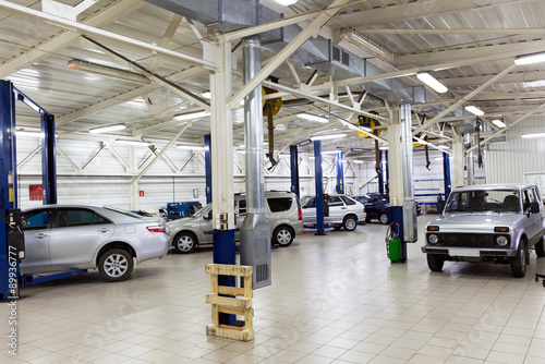 Cars for repair service station. Auto Service is the official dealer of Auto VAZ