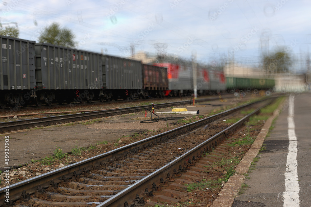 track at the railway station