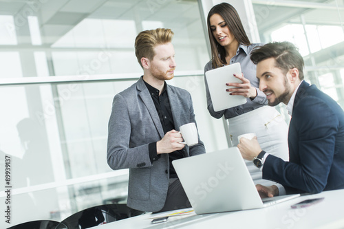 Young people in the office