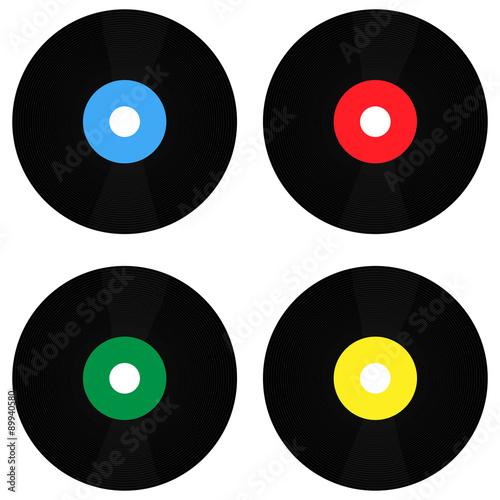 Vinyls in Different Colours