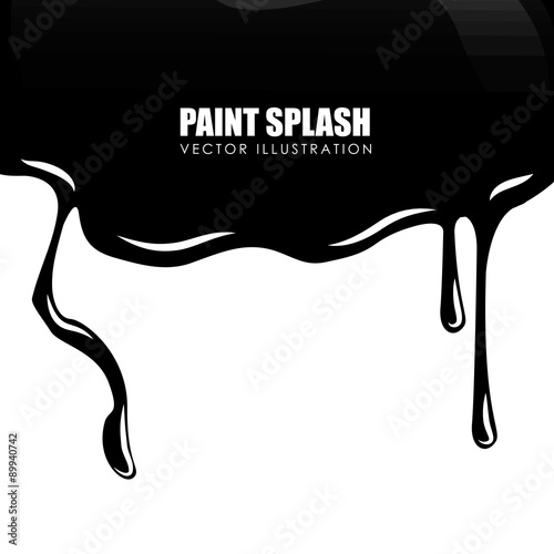 Paint splash design 