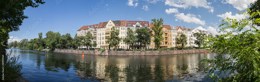 berlin spree river high resolution panorama