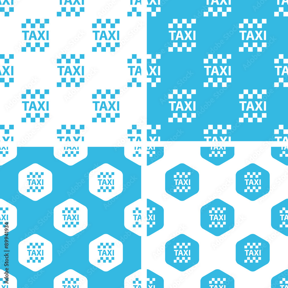 Taxi patterns set Taxi patterns set