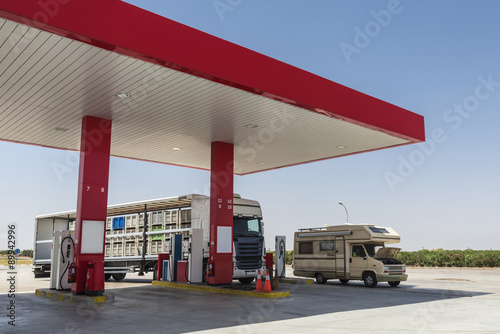 Gas station, Spain