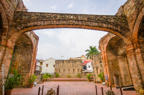 Arco Chato in historic old town in Panama city