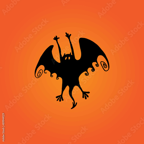 Halloween bat silhouette