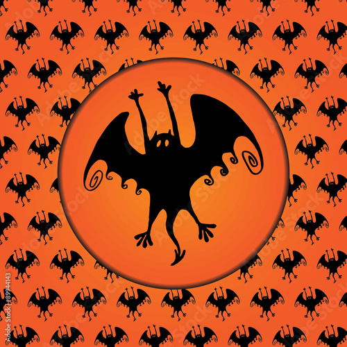 Halloween bat silhouette