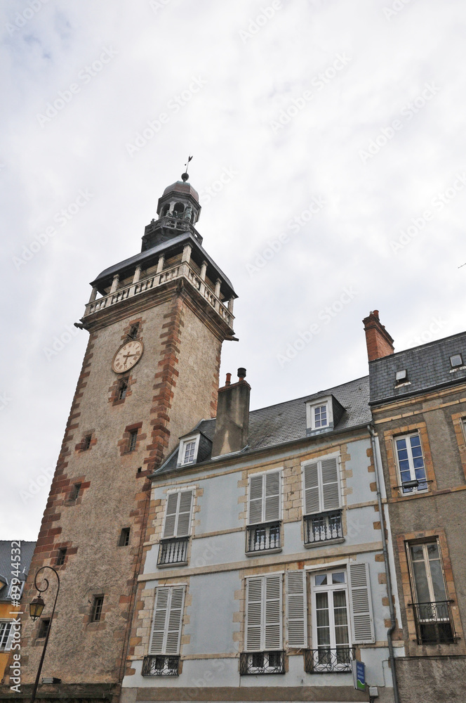 Moulins, la torre civica  - Alvernia, Francia
