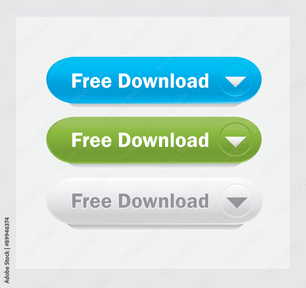 Vector Web interface buttons. Free download. Vector Web interface buttons. Free download.