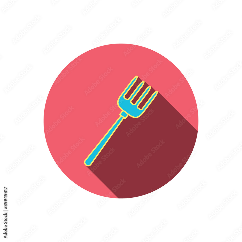 Pitchfork icon. Agriculture sign. Pitchfork icon. Agriculture sign.